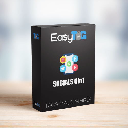 Click on Social icons 6 in 1 via GTM